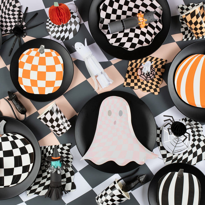 Halloween Checker Small Napkins