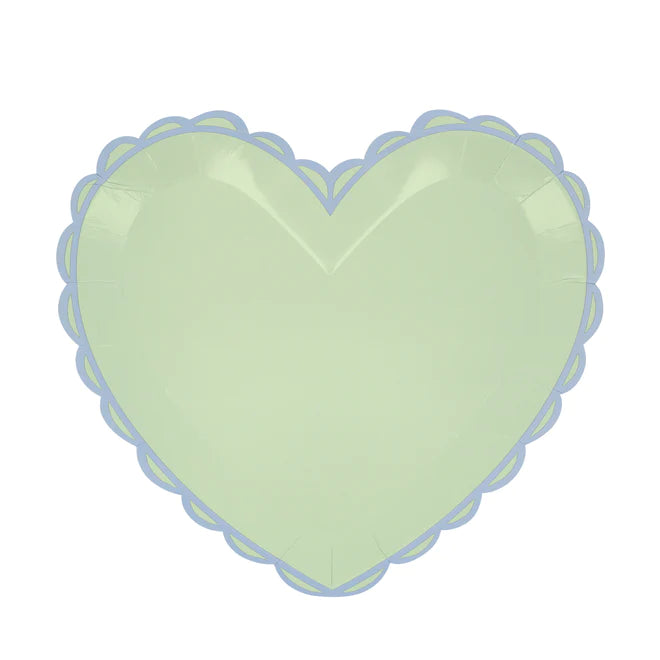 Pastel Heart Large Plates