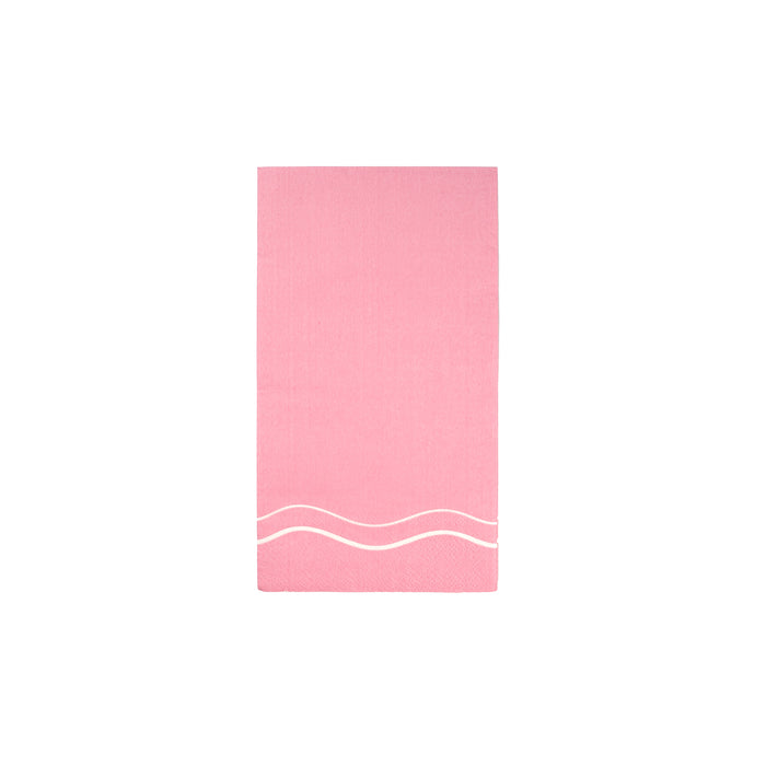 Pink Color Block Guest Towels