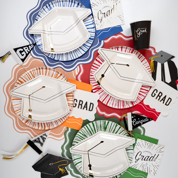 White Cap Shaped Plate