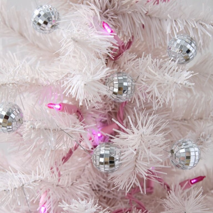 Silver Disco Garland