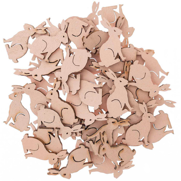 Powder Bunny Wooden Confetti