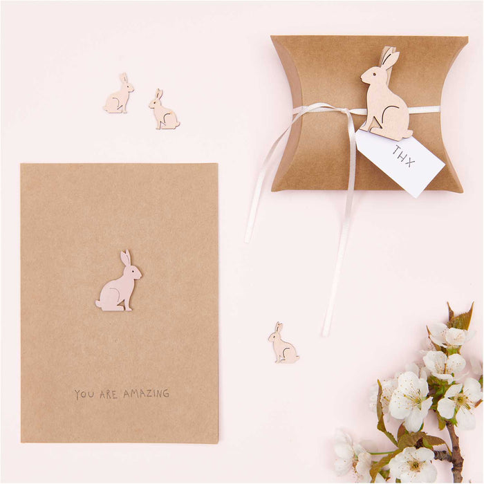 Powder Bunny Wooden Confetti