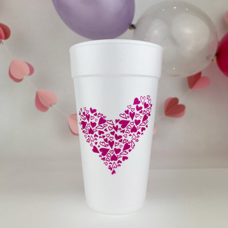 Plastic Heart Cup Valentines Cups Valentine Heart Tumblers Red Hearts  Valentine's Day Plastic Cups Valentine's Day Party Supplies for Kids Class  Holiday Party 