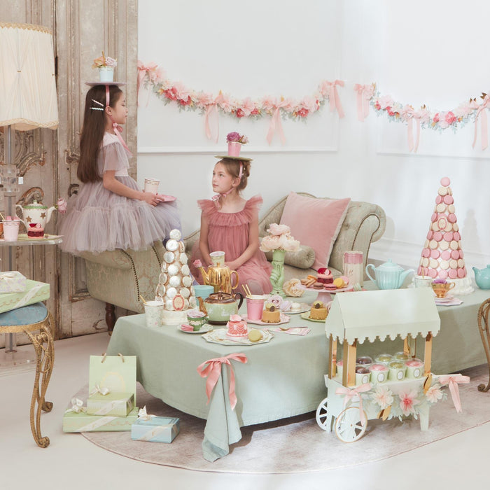 Laduree Paris Macaron Cart Centerpiece