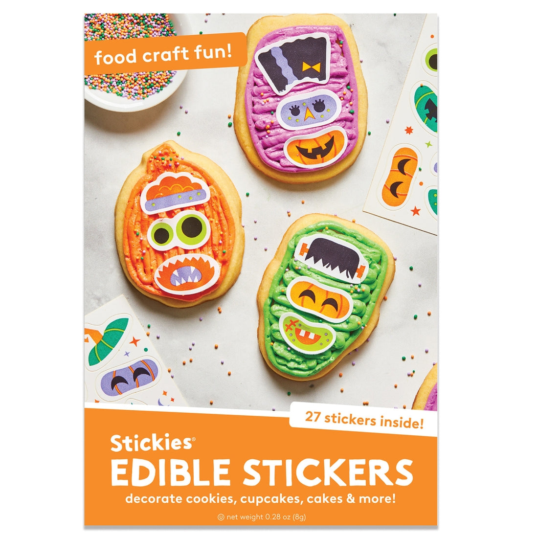 Franken Faces Stickies® Edible Stickers