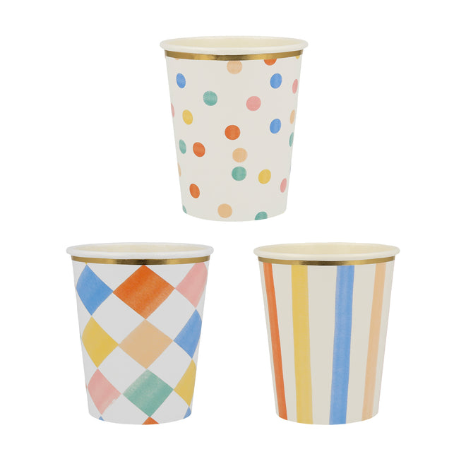 Colourful Pattern Cups